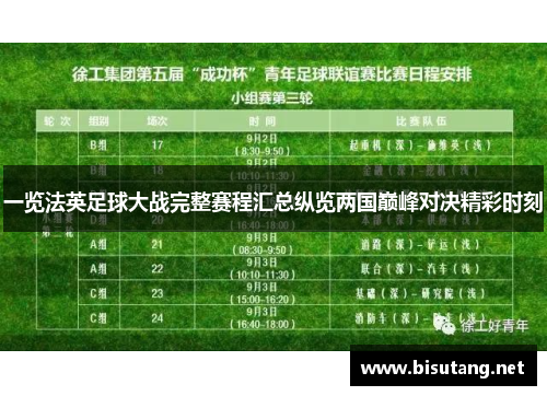 一览法英足球大战完整赛程汇总纵览两国巅峰对决精彩时刻 一览法英足球大战完整赛程汇总纵览两国巅峰对决精彩时刻